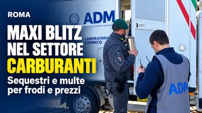 Roma, maxi blitz nel settore carburanti: sequestri e multe per frodi e prezzi