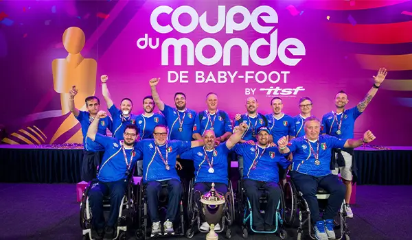 Gli Azzurri del Calcio Balilla Paralimpico in Spagna per difendere il titolo mondiale