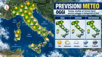 Meteo Italia, alta pressione in rimonta ma al Sud restano temporali e instabilità