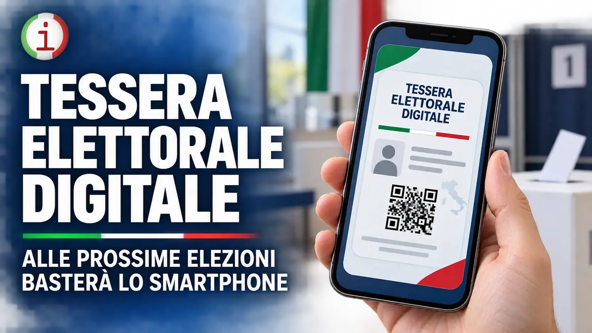 Tessera elettorale digitale sullo smartphone pronta al debutto alle prossime elezioni