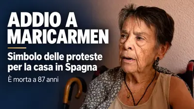 Maricarmen la donna simbolo delle proteste per la casa in Spagna è morta a 87 anni