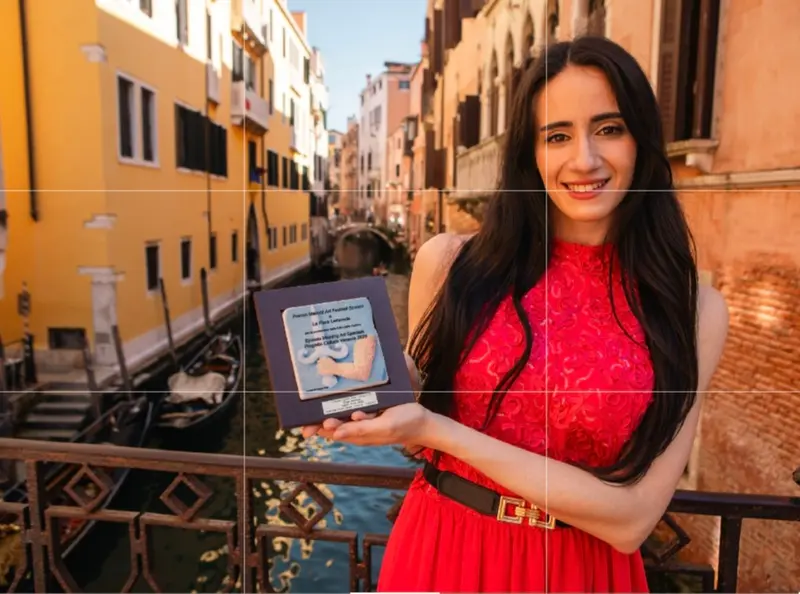 Premio Leone D'oro a Venezia per celebrare il successo internazione della danzatrice Roberta Di Laura