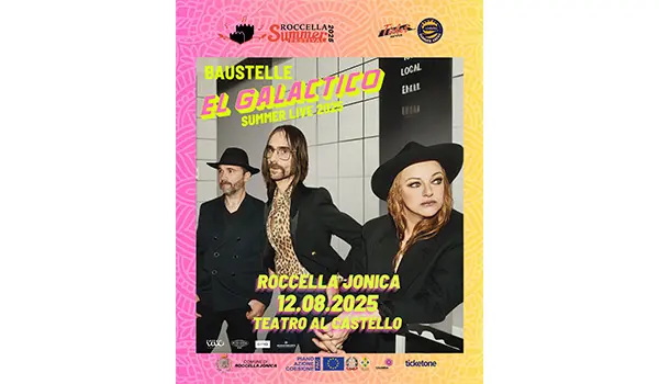 Roccella Summer Festival 2025, il 12 agosto al Teatro al Castello sarà il turno dei Baustelle con “El Galactico tour”