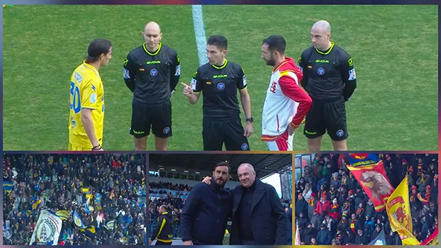 Frosinone-Catanzaro 2-0. Rammarico giallorosso in casa della capolista: la decidono l’uomo in meno, un gol dell’ex e Ghedjemis.