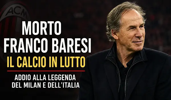 Franco Baresi è morto a 66 anni, il calcio piange una leggenda del Milan e dell’Italia
