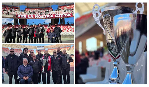 L’abbraccio del San Nicola all’ASD UIC Bari 1988 Il trionfo dei Campioni sotto il cielo biancorosso 