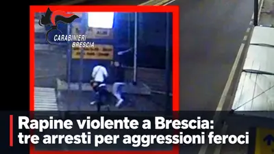 Rapine violente a Brescia: tre arresti per aggressioni feroci