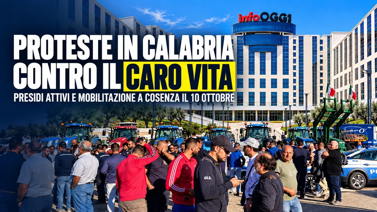 Proteste contro il caro vita, la mobilitazione in Calabria prosegue fino al 10 ottobre
