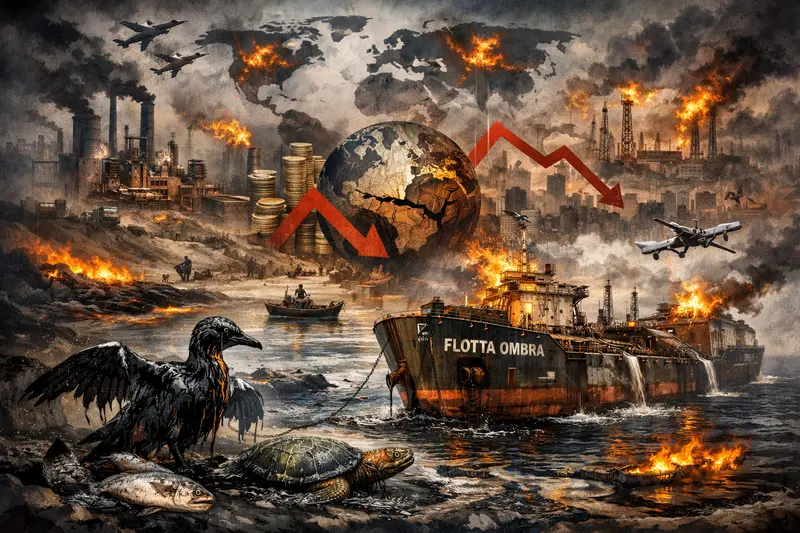 Ecco Carburanti fossili, crisi globale e la “flotta ombra” russa: un circolo di devastazioni ambientali, energetiche ed economiche