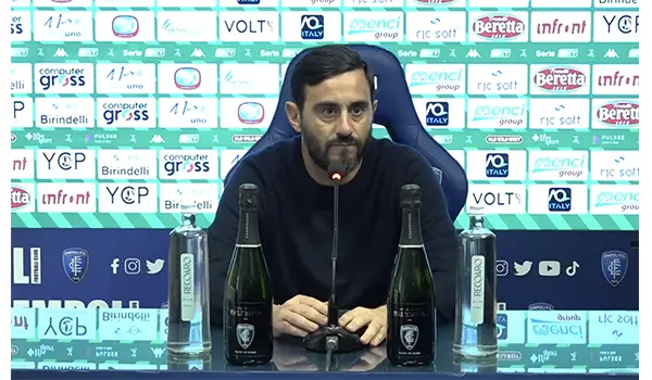 Empoli-Catanzaro 1-0: Aquilani analizza la sconfitta e sprona i suoi