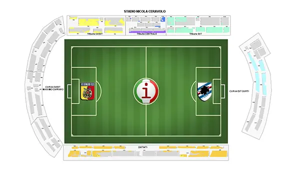 Catanzaro – Sampdoria: al via la prevendita dei biglietti per la 21ª giornata di Serie B