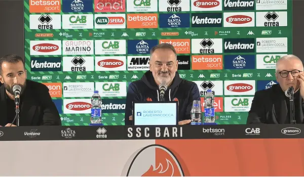 Calcio, Bari, ripartenza con Vivarini: le parole del mister e dei direttori sportivi tra crisi e rilancio (Video)