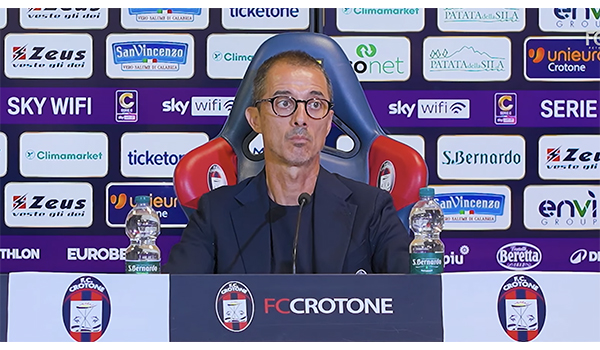 Derby Crotone-Cosenza 0-0, le parole di Mister Longo. Video