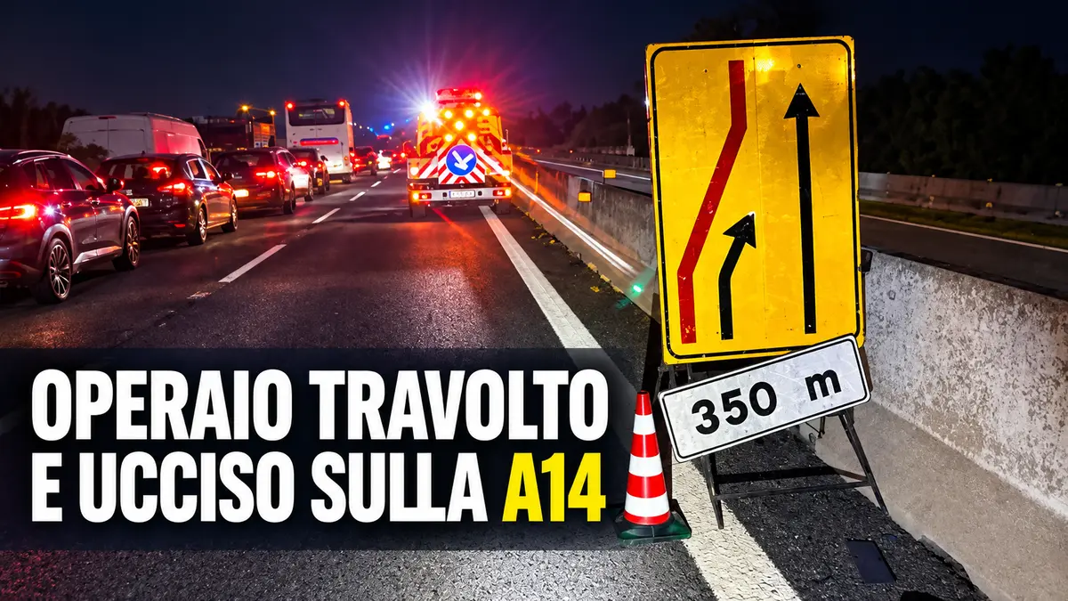 Operaio travolto e ucciso sulla A14 a Bologna, automobilista positivo all’alcol test