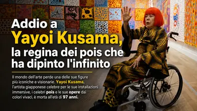 Addio a Yayoi Kusama, la regina dei pois che ha dipinto l'infinito
