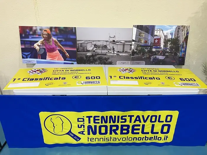 Tennistavolo Norbello: il Trofeo Internazionale ha fatto nuovamente bingo