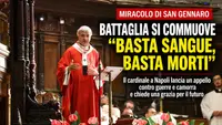 San Gennaro, Battaglia si commuove e lancia un appello da Napoli: basta sangue e violenza