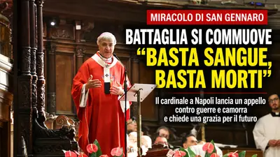 San Gennaro, Battaglia si commuove e lancia un appello da Napoli: basta sangue e violenza
