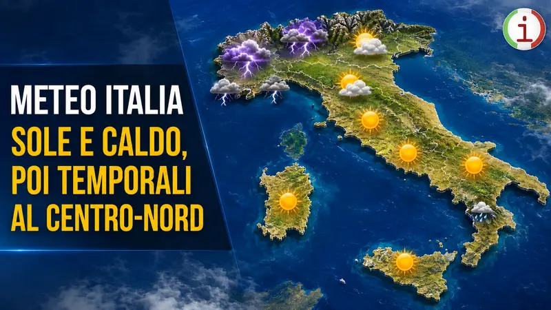 Meteo Italia, alta pressione e caldo prima di temporali e calo termico al Centro-Nord