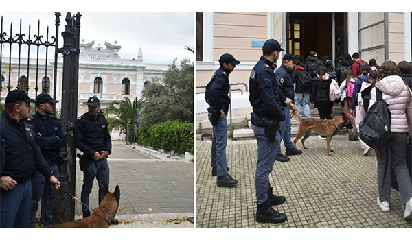 Crotone, intervento della Polizia vicino a una scuola: il sindaco Voce elogia l’operato