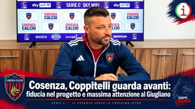 Cosenza calcio, Coppitelli guarda avanti: fiducia nel progetto e massima attenzione al Giugliano