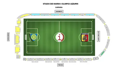 Carrarese–Catanzaro: al via la prevendita biglietti, prezzi e modalità di accesso per la 28ª giornata di Serie B