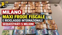 Milano maxi frode fiscale e riciclaggio internazionale sequestrati 5 milioni