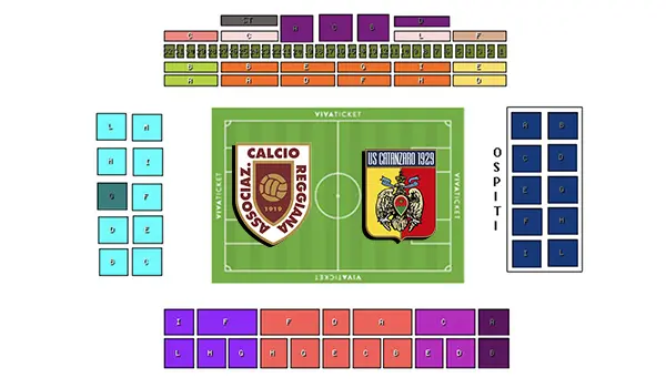 Serie B, Reggiana – Catanzaro: prevendita biglietti e settore ospiti al Mapei Stadium