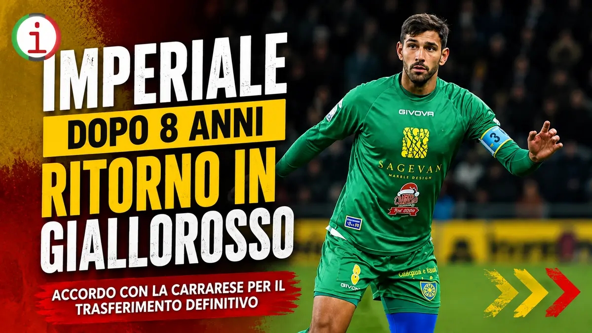 Marco Imperiale, dopo 8 anni il ritorno in giallorosso: il Catanzaro riabbraccia il difensore