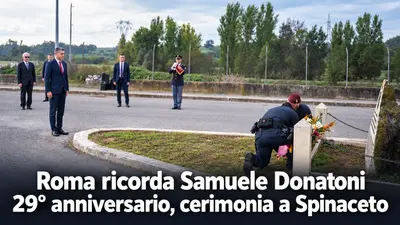 Roma ricorda Samuele Donatoni: cerimonia al centro di Spinaceto per il 29esimo anniversario