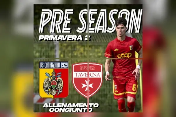 Precampionato Primavera 2: Allenamento congiunto tra U.S. Catanzaro 1929 e Polisportiva Taverna