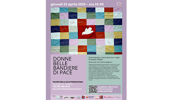 Al Teatro della Quattordicesima, la forza delle donne si fa storia: in scena “Donne Belle Bandiere di Pace”