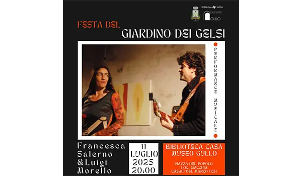 II Festa del Giardino dei Gelsi alla Biblioteca e Casa Museo Gullo a Casali del Manco 