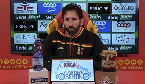 Catanzaro-Cremonese: Caserta, "Sconfitta immeritata, ottimo secondo tempo" (Video)