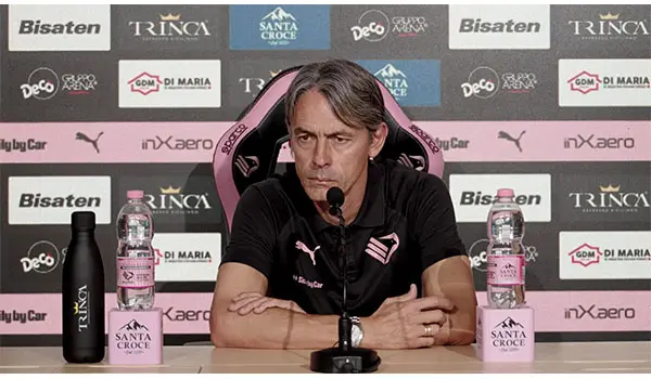 Inzaghi alla vigilia di Palermo-Pescara: “Serve continuità e concentrazione. Ripartiamo dal nostro pubblico”