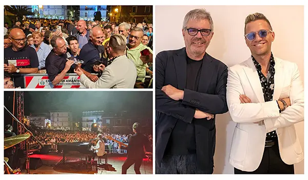 Fatti di Musica 2025: lo scatenato Matthew lee incanta con i suoi numeri al pianoforte i 5000 di Campora San Giovanni di Amantea (CS)