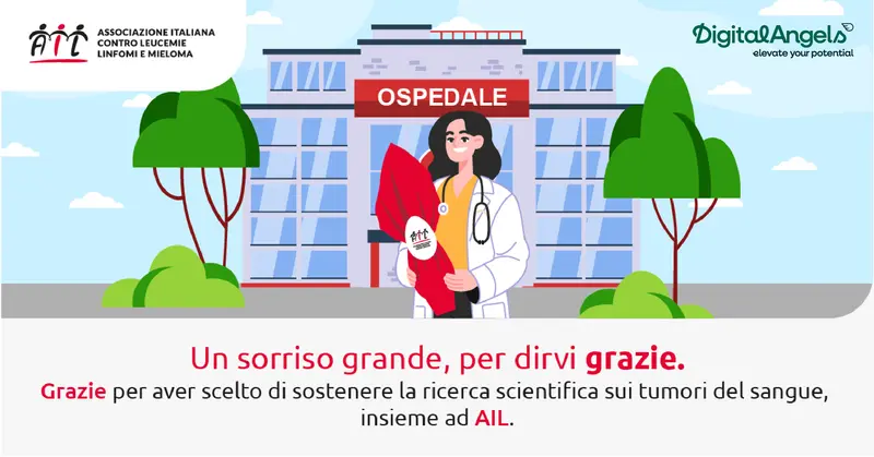 Digital Angels al fianco di AIL per la campagna Uova di Pasqua 2026