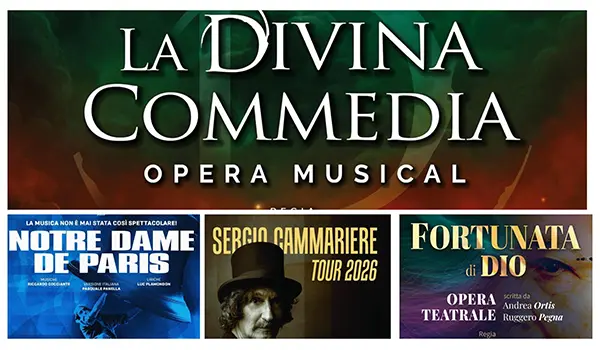 Da domani a sabato il colossal “La Divina Commedia Opera Musical” apre la stagione dei grandi eventi in Calabria. In 5000 pronti ad invadere il teatro Cilea di Reggio 