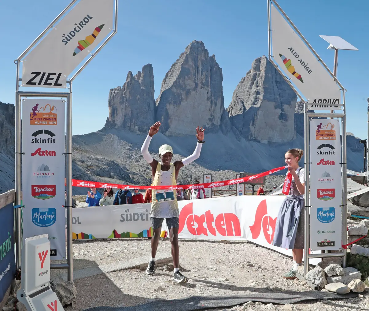  Südtirol Drei Zinnen Alpine Run, 4 Keniani al top ma Moia e Del Pino ci sono