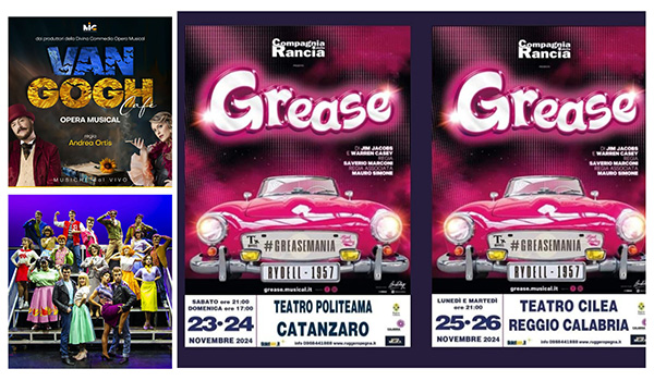 Fatti di Musica: dopo la grande estate di eventi, confermati Grease il Musical, alis di le Cirque Wtp e l’opera Van Gogh Cafè