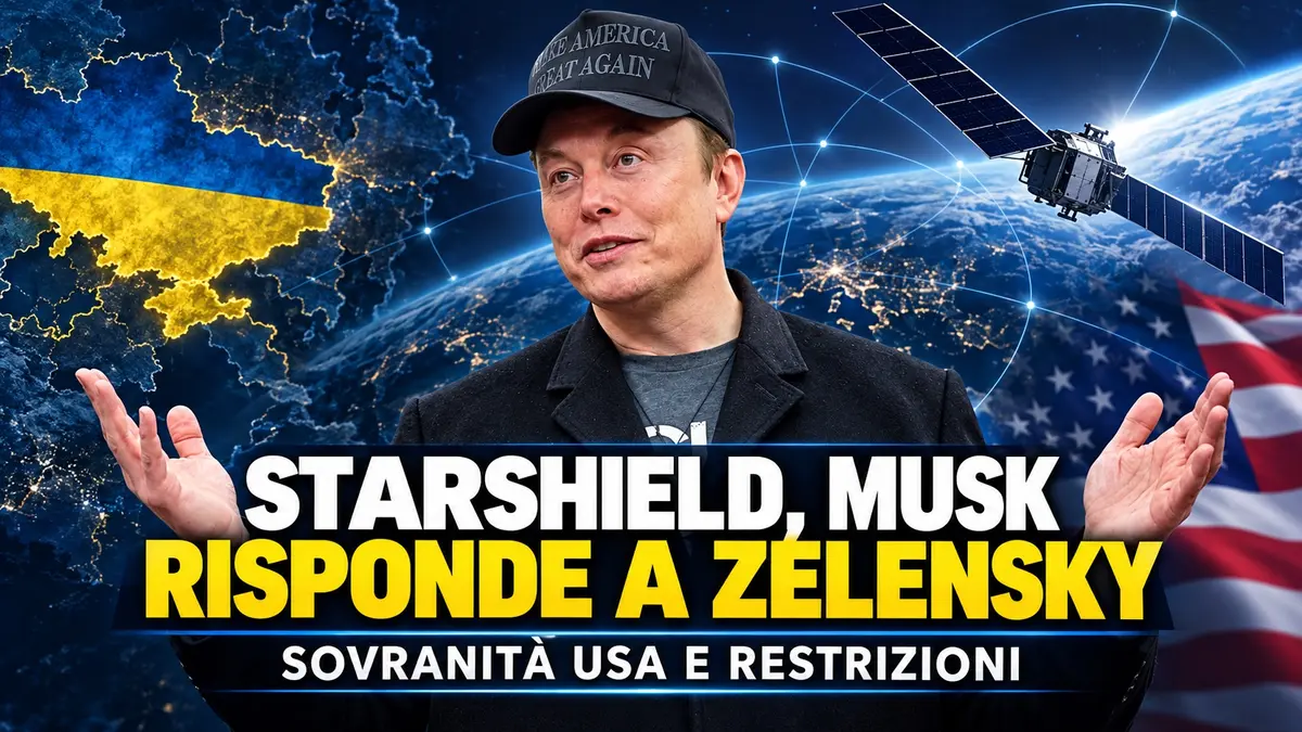 Starshield e la sovranità americana: Musk risponde a Zelensky sulle restrizioni