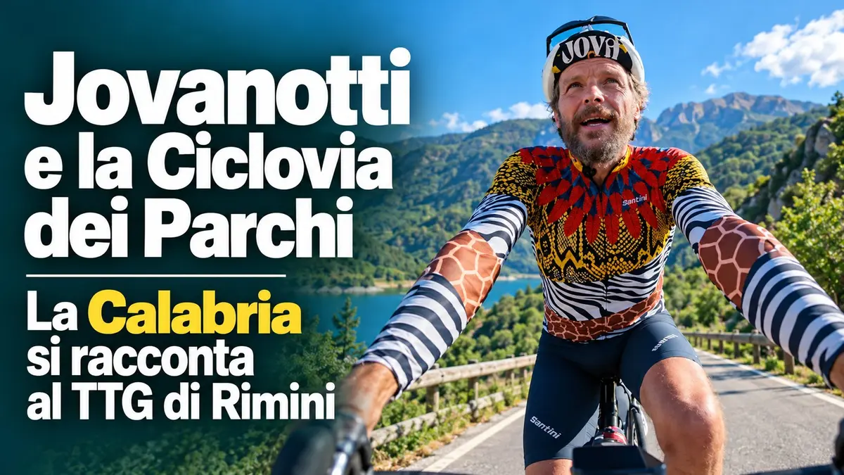 Jovanotti e la Ciclovia dei Parchi: la Calabria si racconta al TTG di Rimini