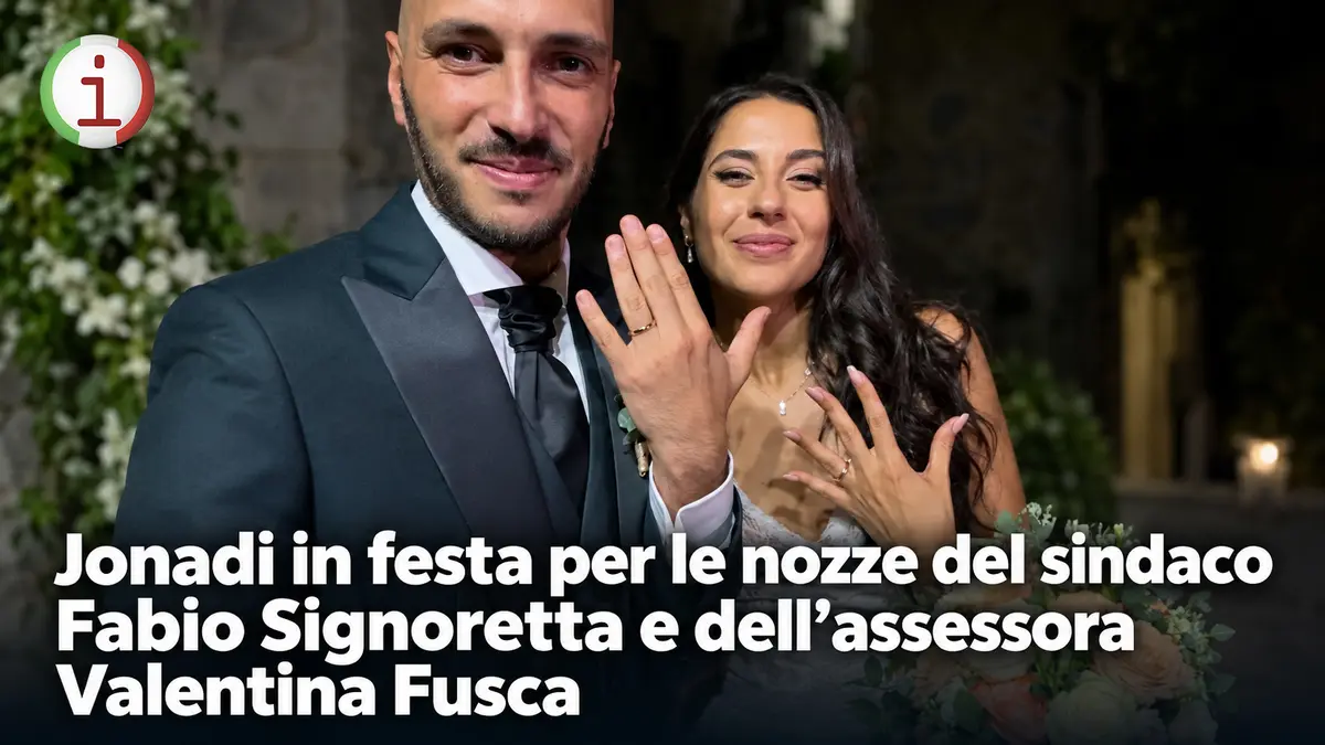 Jonadi in festa per le nozze del sindaco Fabio Signoretta e dell’assessora Valentina Fusca