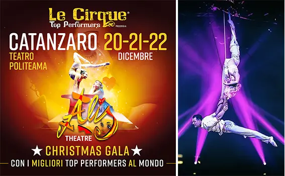 Da domani al Politeama di Catanzaro a lavoro per “Alis Theatre”, lo show fantastico di “le Cirque 