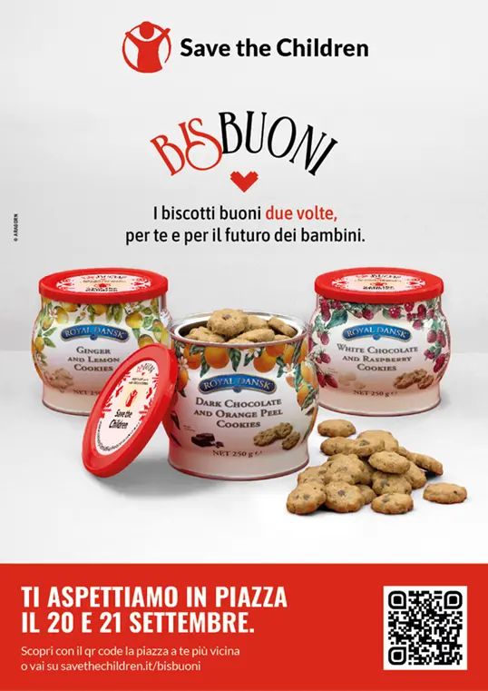 Con Save the Children per cambiare il mondo un biscotto alla volta