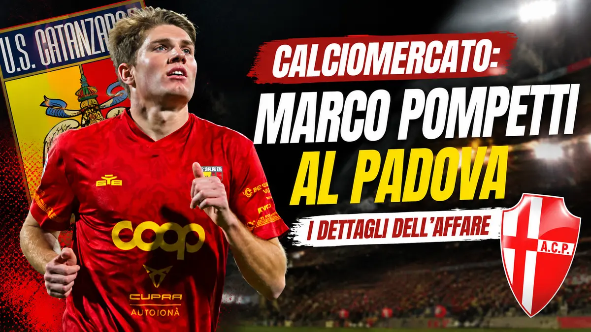 Calciomercato: Marco Pompetti al Padova ecco i I dettagli economici e contrattuali