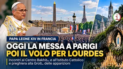 Papa Leone XIV in Francia, giornata storica a Parigi con 600mila fedeli prima della partenza per Lourdes