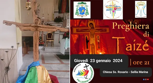 Pellegrini di Speranza: la Croce Pellegrina fa tappa a Sellia Marina verso il Giubileo 2025
