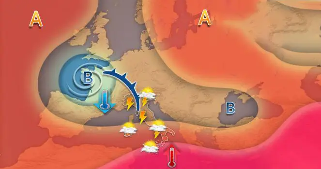 Meteo. Instabilità atmosferica su gran parte delle regioni: previsioni dettagliate per mercoledì, giovedì e venerdì