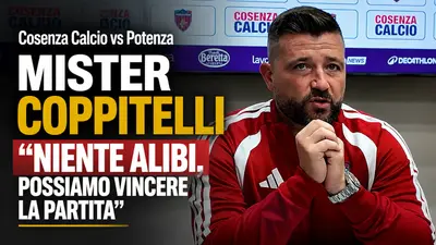 Cosenza-Potenza, Coppitelli carica i rossoblù: “Niente alibi, possiamo vincere la partita”